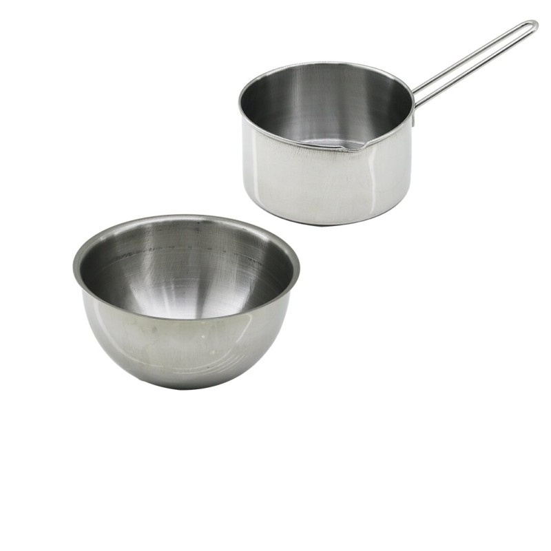 2 Parça Sütlük ve Sosluk Seti - 14 cm ve 17 cm - Paslanmaz Çelik 2 Parça Sütlük ve Sosluk Seti - 14 cm ve 17 cm - Paslanmaz Çelik