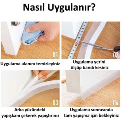 3 Metre Kapı Pencere Rüzgar İzolasyon Bandı 3 Metre Kapı Pencere Rüzgar İzolasyon Bandı