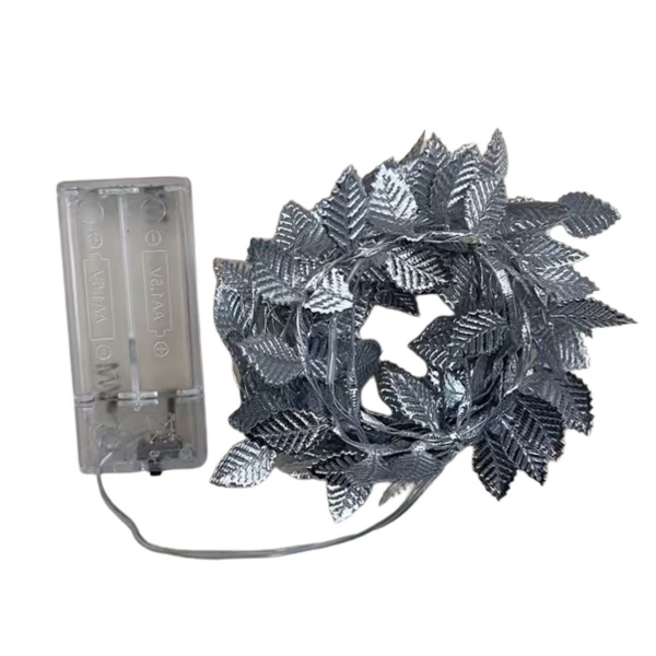 3 Metre Yaldızlı Gümüş LED Işık 3 Metre Yaldızlı Gümüş LED Işık