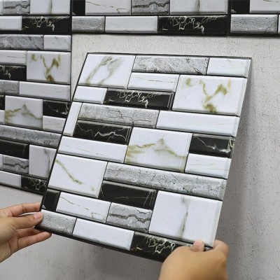 3D Mermer Görünümlü Kendinden Yapışkanlı Duvar Sticker 3D Mermer Görünümlü Kendinden Yapışkanlı Duvar Sticker