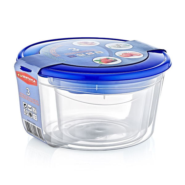 3'lü Derin Saklama Kabı Seti 3'lü Derin Saklama Kabı Seti