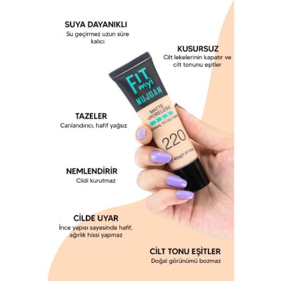 3'lü Fit Myi Tüp Fondöten Seti 3'lü Fit Myi Tüp Fondöten Seti