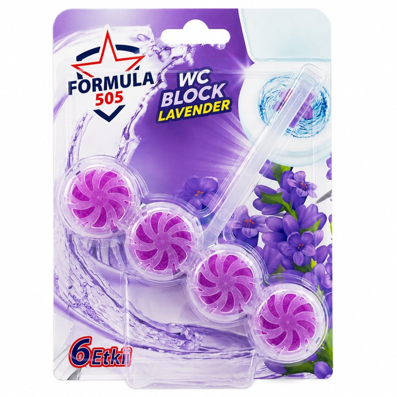 4'lü WC Blok - Lavanta Kokulu - 2 Adet - 6 Etkili - 200 gr 4'lü WC Blok - Lavanta Kokulu - 2 Adet - 6 Etkili - 200 gr