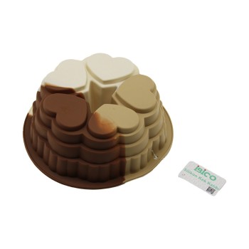 5 Dilim Kalp Tasarımlı Kek Kalıbı - Silikon - 9 cm Derinlik 5 Dilim Kalp Tasarımlı Kek Kalıbı - Silikon - 9 cm Derinlik
