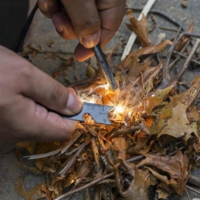 Acil Durum Magnezyum Çakmaktaşı Hayatta Kalma Kiti