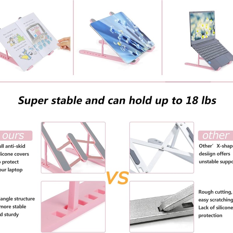 Ayarlanabilir Laptop Standı 7 Kademe Ayarlanabilir Laptop Standı 7 Kademe