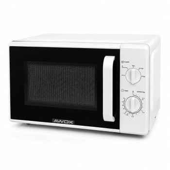 Beyaz Mikrodalga Fırın - Klasik Ön Panel - 20 Litre Kapasite 