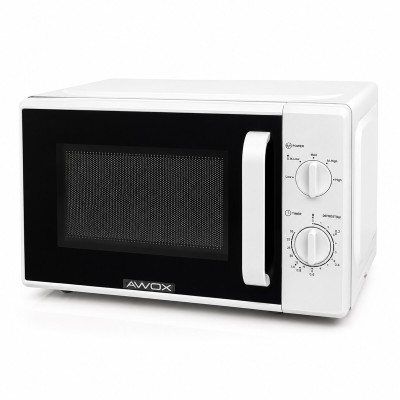 Beyaz Mikrodalga Fırın - Klasik Ön Panel - 20 Litre Kapasite 
