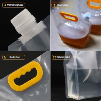 Dayanıklı Plastik İçecek Çantası 1 Litre Dayanıklı Plastik İçecek Çantası 1 Litre