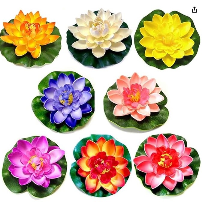 Dekoratif Yapay Lotus Çiçeği Dekoratif Yapay Lotus Çiçeği