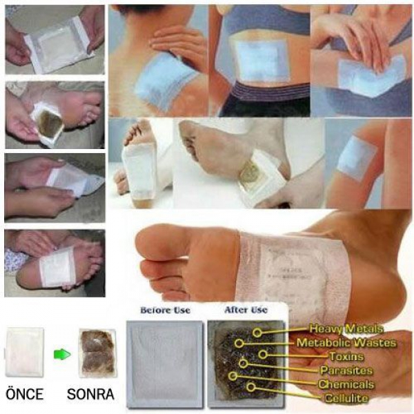 Detox Bandı -Toksin Atıcı 10 Adet Detox Bandı -Toksin Atıcı 10 Adet