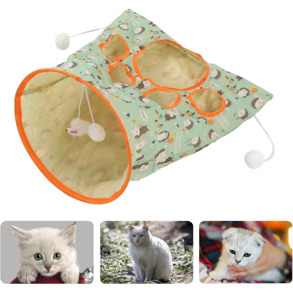 Hışırtılı Kedi Oyun Tüneli Çantası 