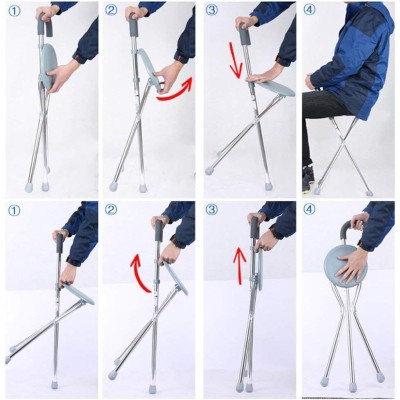Katlanabilir Baston Sandalye - Oturaklı - 88 cm 