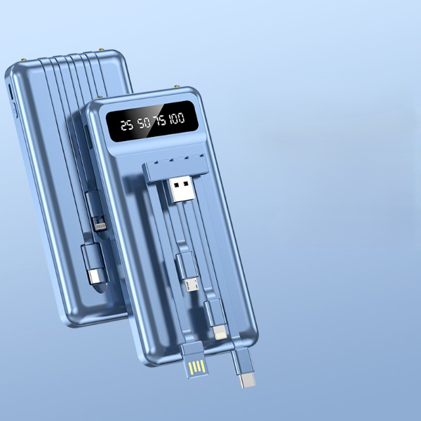 Kendinden Kablolu 10.000 mAh Powerbank Kendinden Kablolu 10.000 mAh Powerbank