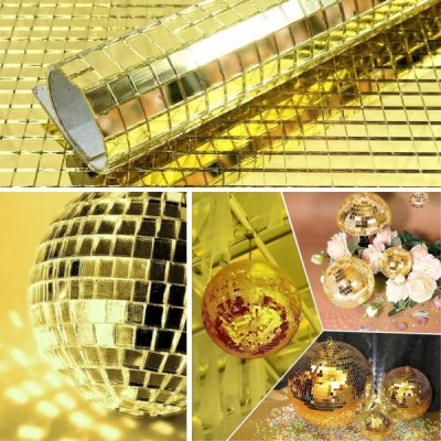 Kendinden Yapışkanlı Aynalı Kare Gold Sticker 30x30 Cm Kendinden Yapışkanlı Aynalı Kare Gold Sticker 30x30 Cm