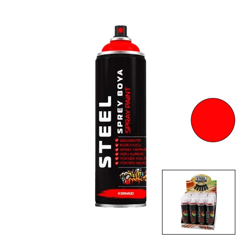 Kırmızı Sprey Boya - 200 ml Kırmızı Sprey Boya - 200 ml