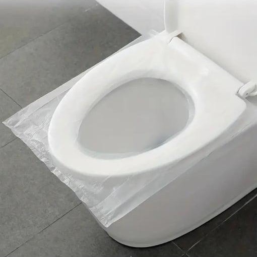 Klozet Kapağı Örtüsü Poşeti - Hijyenik Tek Kullanımlık - 200 Adet