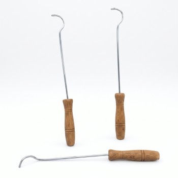 Metal Soba Kapak Açacağı - Ahşap Saplı - Güvenli Kullanım 
