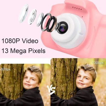 Mini Kamera Fotoğraf Makinesi Pembe Mini Kamera Fotoğraf Makinesi Pembe