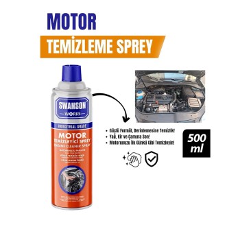 Motor Temizleme Spreyi - 500 ml - Güçlü Formül Motor Temizleme Spreyi - 500 ml - Güçlü Formül