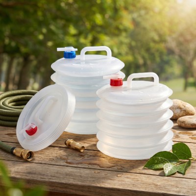 Musluklu Akordiyon Katlanır Su Bidonu 10 Litre Musluklu Akordiyon Katlanır Su Bidonu 10 Litre