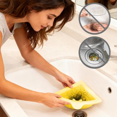 Mutfak ve Banyo Üçgen Lavabo Süzgeci Mutfak ve Banyo Üçgen Lavabo Süzgeci