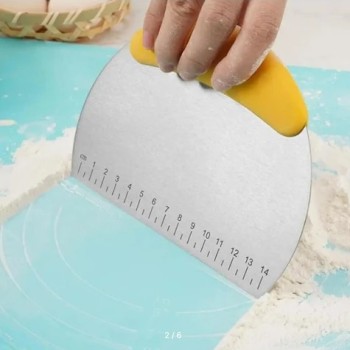 Paslanmaz Çelik Hamur Kesme ve Şekillendirme Spatulası Paslanmaz Çelik Hamur Kesme ve Şekillendirme Spatulası