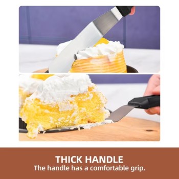 Paslanmaz Çelik L Tipi Pastacı Spatulası Paslanmaz Çelik L Tipi Pastacı Spatulası