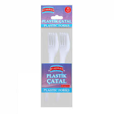 Plastik Çatal Seti - 10'lu Paket - Beyaz Renk - Kullan At Çatal Plastik Çatal Seti - 10'lu Paket - Beyaz Renk - Kullan At Çatal