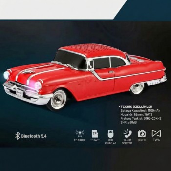 Pontiac Klasik Araba Tasarımlı Bluetooth Hoparlör Pontiac Klasik Araba Tasarımlı Bluetooth Hoparlör