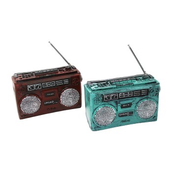 Radyo Tasarımlı Vintage Dekoratif Biblo - Retro Kumbara - Reçine Malzeme Radyo Tasarımlı Vintage Dekoratif Biblo - Retro Kumbara - Reçine Malzeme