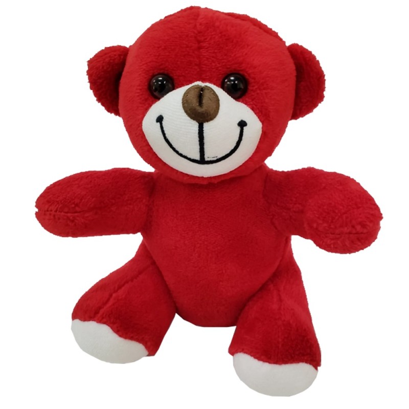 Sevimli Kırmızı Peluş Oyuncak Ayı Sevimli Kırmızı Peluş Oyuncak Ayı