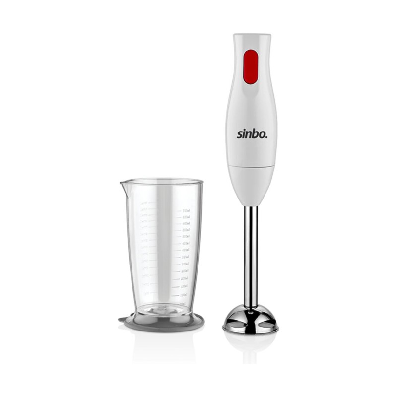Sinbo Çubuk El Blender - 700 ml Ölçekli Hazne - Paslanmaz Çelik Uçlu 