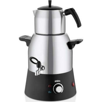 Sinbo Elektrikli Semaver - Musluklu Çay Makinesi - 3 Litre Çelik Su Kazanı Sinbo Elektrikli Semaver - Musluklu Çay Makinesi - 3 Litre Çelik Su Kazanı