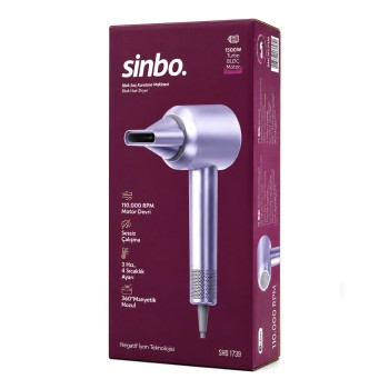 Sinbo Saç Kurutma ve Şekillendirme Makinesi - Mavi Renk - BLDC Turbo Motor Sinbo Saç Kurutma ve Şekillendirme Makinesi - Mavi Renk - BLDC Turbo Motor