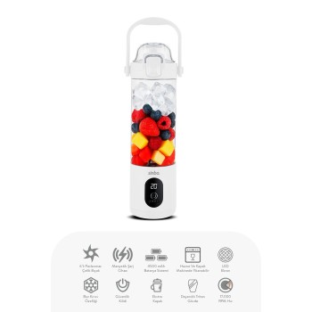 Sinbo Şarjlı Smoothie Blender - Taşınabilir - 700 ml Kapasite 