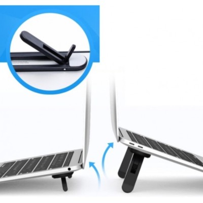Siyah 2 Kademeli Katlanabilir ve Yapışkanlı Laptop Standı Siyah 2 Kademeli Katlanabilir ve Yapışkanlı Laptop Standı