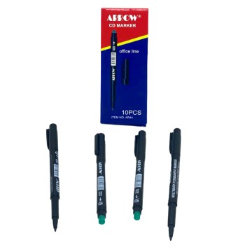 Siyah CD Kalemi - Marker - Asetat Kalemi 