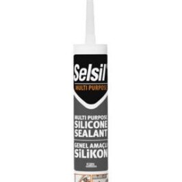Siyah Universal Silikon - 280 gr - Dolgu Silikonu 