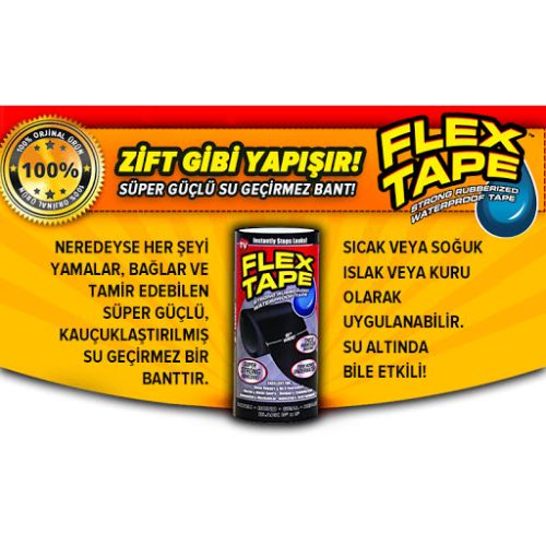 Suya Dayanıklı Bant Flex Tape Suya Dayanıklı Bant Flex Tape