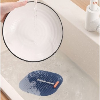 Süzgeçli Lavabo Gider Koruyucu Mat Gri Süzgeçli Lavabo Gider Koruyucu Mat Gri