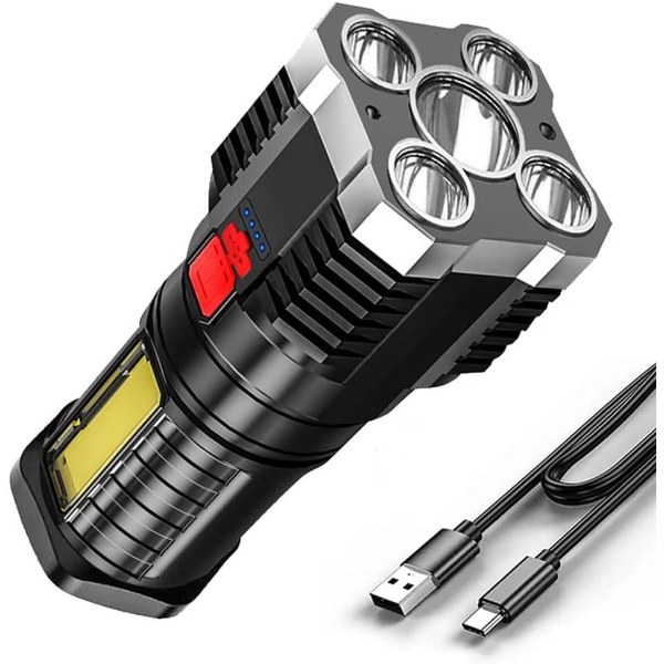 USB Şarjlı 4 Modlu El Feneri USB Şarjlı 4 Modlu El Feneri