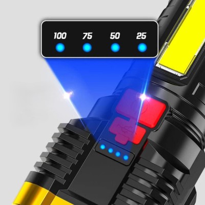 USB Şarjlı 4 Modlu El Feneri USB Şarjlı 4 Modlu El Feneri