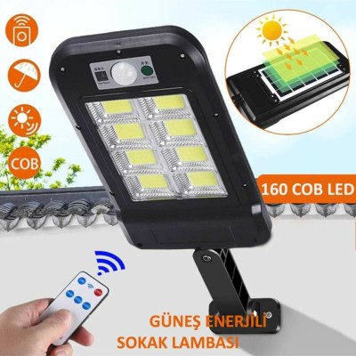 Uzaktan Kumandalı 160 Led Solar Bahçe Lambası Uzaktan Kumandalı 160 Led Solar Bahçe Lambası