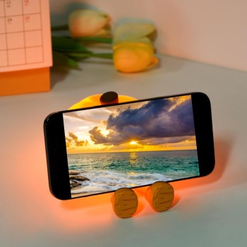 Üzgün Balkabağı Tasarımlı Gece Lambası - Silikon - Telefon Tutucu Özellikli Üzgün Balkabağı Tasarımlı Gece Lambası - Silikon - Telefon Tutucu Özellikli